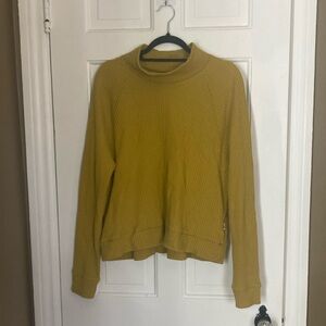 The North Face waffle knit sweater